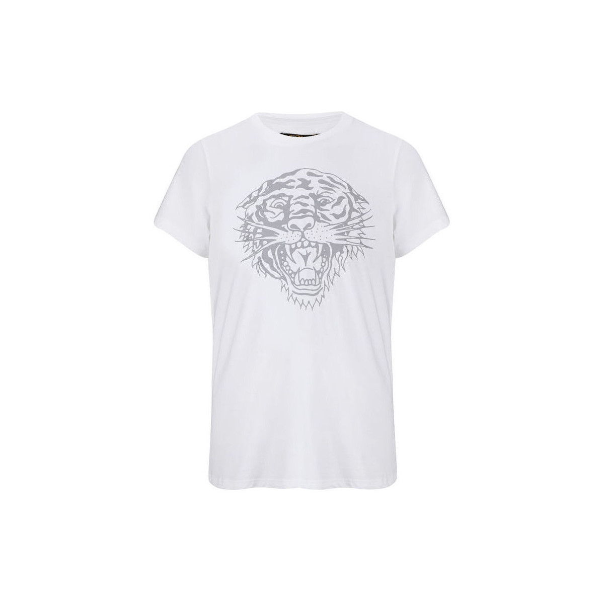 Kleidung Herren T-Shirts Ed Hardy Tiger-glow t-shirt white Weiss