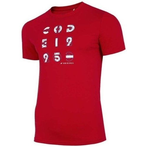 Kleidung Herren T-Shirts 4F TSM018 Rot