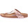 Schuhe Damen Pantoletten / Clogs Birkenstock Pantoletten Gizeh SFB LENA Metallic Copper 1005049 Other