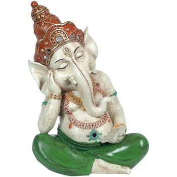 Home Statuetten und Figuren Signes Grimalt Schlafende Ganesha-Figur Grün