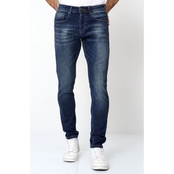 Kleidung Herren Slim Fit Jeans True Rise Hosen Blau