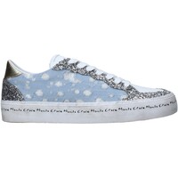 Schuhe Damen Sneaker Low Manila Grace S642DU Blau