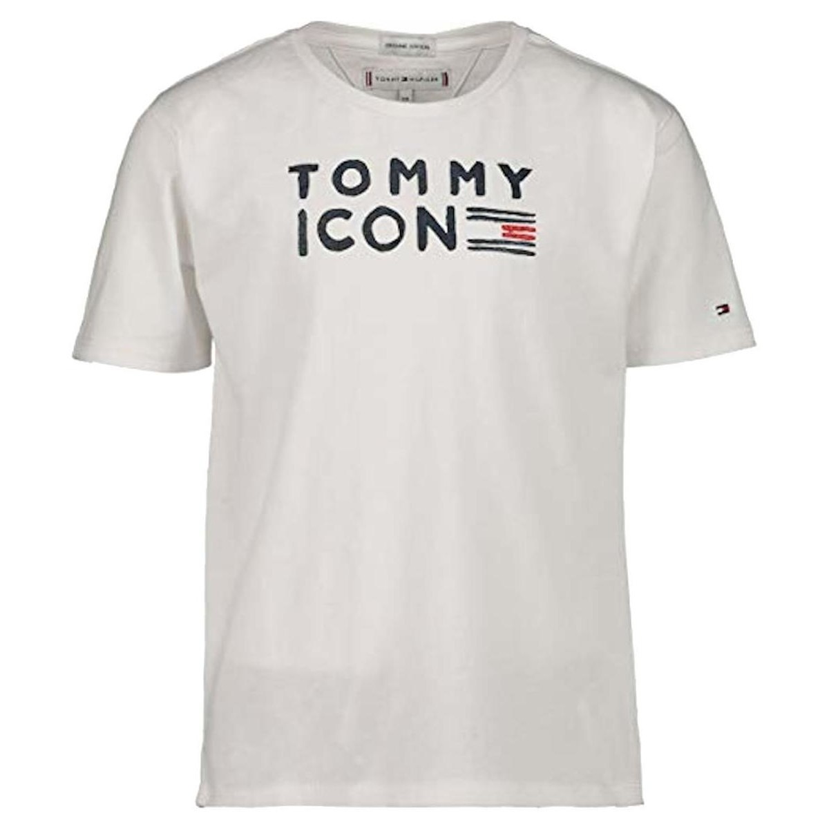 Kleidung Mädchen T-Shirts Tommy Hilfiger  Weiss