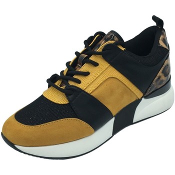 Schuhe Damen Sneaker Low La Strada ,Ocher/Black Mult 1807433 gelb