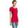 Kleidung Damen T-Shirts Sols Camiserta de mujer de cuello redondo Rot