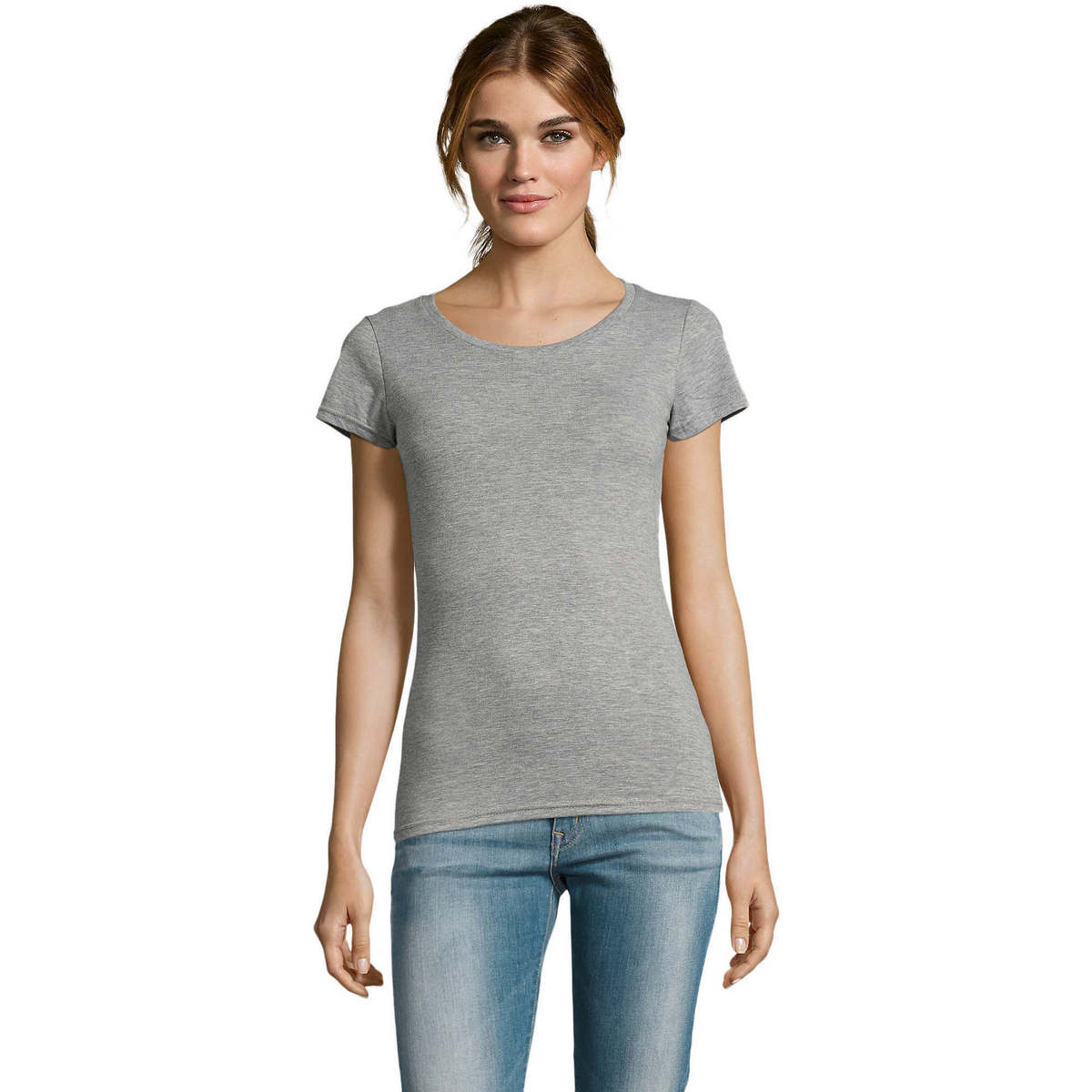 Kleidung Damen T-Shirts Sols Mixed Women camiseta mujer Grau