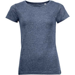 Kleidung Damen T-Shirts Sols Mixed Women camiseta mujer Blau