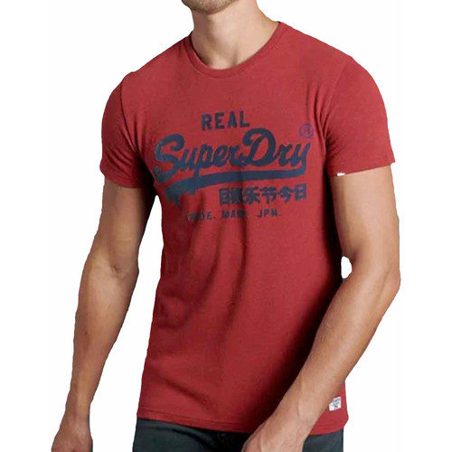 Kleidung Herren T-Shirts Superdry Style real Rot