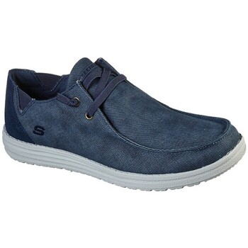Schuhe Herren Sneaker Low Skechers 66387 Blau