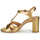Schuhe Damen Sandalen / Sandaletten Cosmo Paris ZOUM Gold