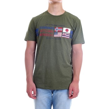 Kleidung Herren T-Shirts Napapijri NP0A4F6J T-Shirt/Polo Mann GRÜN Grün