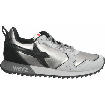 Schuhe Damen Sneaker Low W6yz Sneaker Silber/Schwarz