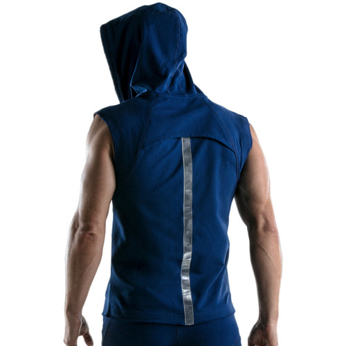 Code 22 Force Kapuzenjacke ohne Ärmel Code22 Blau