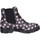 Schuhe Damen Low Boots La Fille Des Fleurs BH486 Schwarz