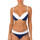 Kleidung Damen Bikini Ober- und Unterteile Sun Playa 1020 BAS MARINE BLANC Blau