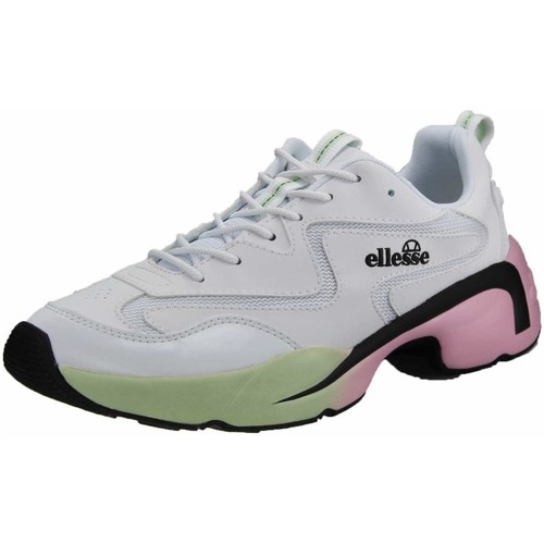 Schuhe Damen Derby-Schuhe & Richelieu Ellesse Schnuerschuhe -rosa-grün 617167 Indus Gradient Weiss