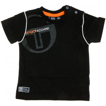 Kleidung Kinder T-Shirts Sergio Tacchini 3076M0002 Schwarz