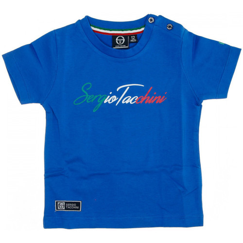 Kleidung Jungen T-Shirts & Poloshirts Sergio Tacchini 3076M0016 Blau