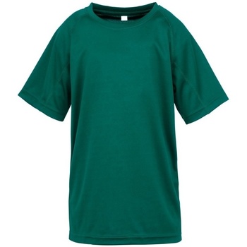 Kleidung Jungen T-Shirts Spiro S287J Flaschengrün