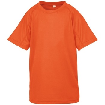Kleidung Jungen T-Shirts Spiro S287J Neonorange