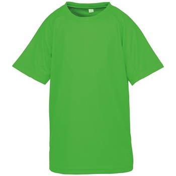 Kleidung Kinder T-Shirts Spiro SR287B Neon Grün