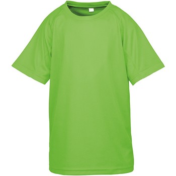 Kleidung Kinder T-Shirts Spiro SR287B Grün