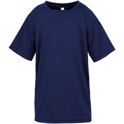 Kleidung Kinder T-Shirts Spiro SR287B Marineblau