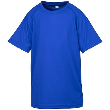 Kleidung Kinder T-Shirts Spiro SR287B Blau
