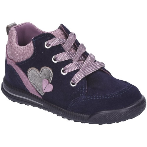 Schuhe Mädchen Babyschuhe Superfit Schnuerstiefel Stiefelette Leder \ AVRILE MIN 1-006376-8010 Blau