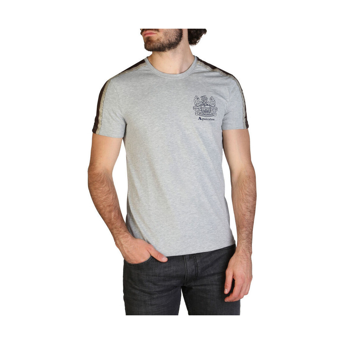Kleidung Herren T-Shirts Aquascutum - qmt017m0 Grau