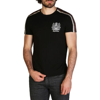 Kleidung Herren T-Shirts Aquascutum - qmt017m0 Schwarz