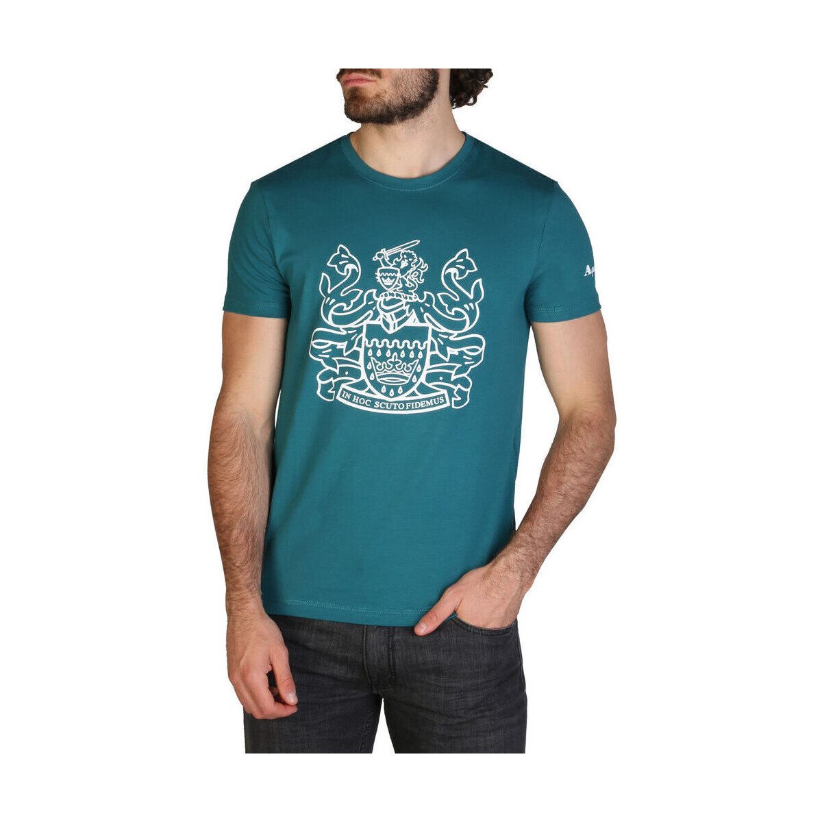 Kleidung Herren T-Shirts Aquascutum - qmt002m0 Grün