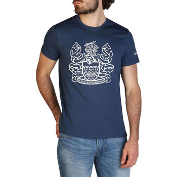 Kleidung Herren T-Shirts Aquascutum - qmt002m0 Blau
