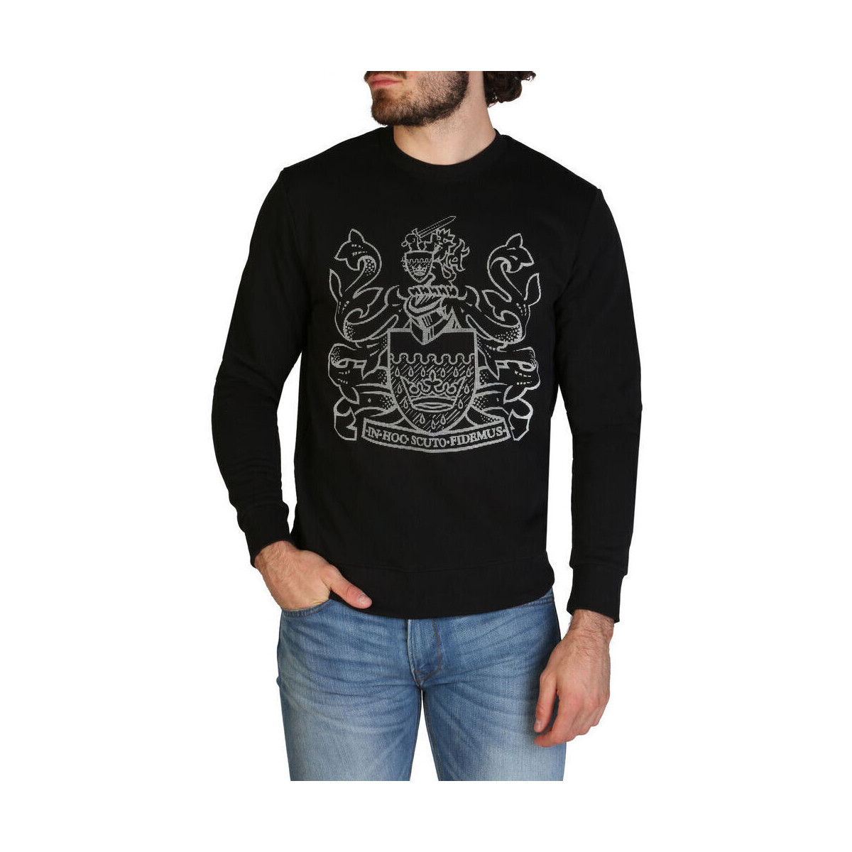 Kleidung Herren Sweatshirts Aquascutum - fai001 Schwarz
