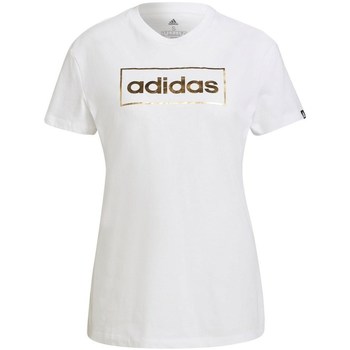 Kleidung Damen T-Shirts adidas Originals W FL BX G T Weiss