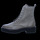 Schuhe Damen Stiefel Paul Green Stiefeletten Schnürboots mit Reißverschluß 9815-04x Grau