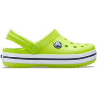 Schuhe Kinder Leinen-Pantoletten mit gefloch Crocs 204537 Grün