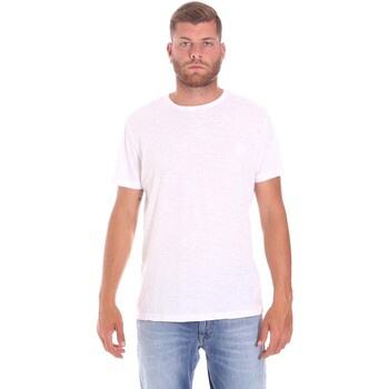 Kleidung Herren T-Shirts Lumberjack CM60343 021EU Weiß