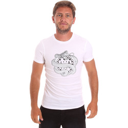 Kleidung Herren T-Shirts Roberto Cavalli HST64B Weiß
