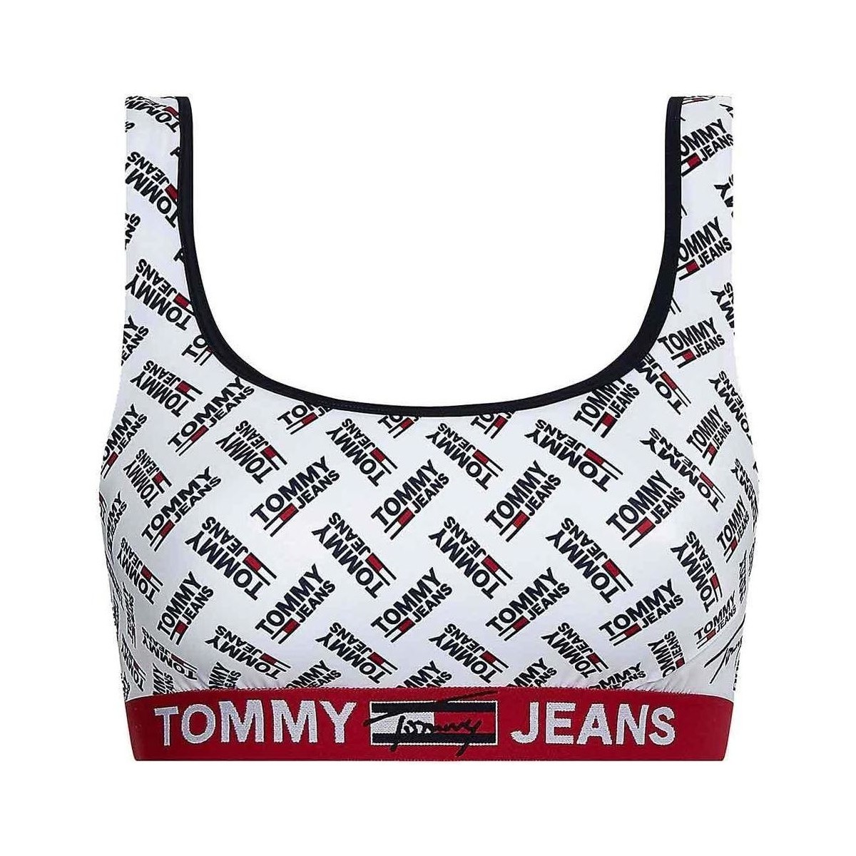 Kleidung Damen Badeanzug /Badeshorts Tommy Jeans  Weiss