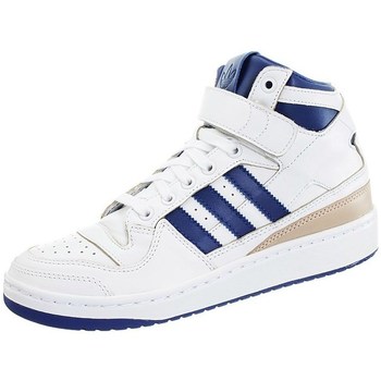 Schuhe Herren Basketballschuhe adidas Originals Forum Mid Blau, Weiß