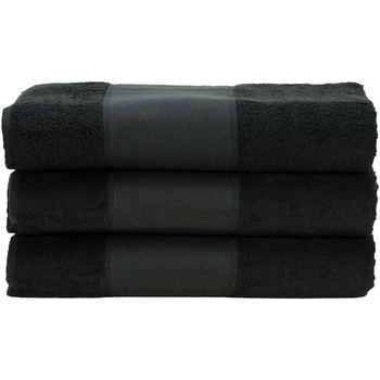 Home Handtuch und Waschlappen A&r Towels 50 cm x 100 cm RW6036 Schwarz