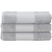 Home Handtuch und Waschlappen A&r Towels 50 cm x 100 cm RW6036 Hellgrau