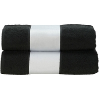 Home Handtuch und Waschlappen A&r Towels RW6041 Schwarz