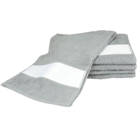 Home Handtuch und Waschlappen A&r Towels 30 cm x 140 cm RW6042 Anthrazite Grau