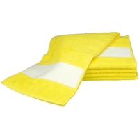 Home Handtuch und Waschlappen A&r Towels 30 cm x 140 cm RW6042 Hell Gelb