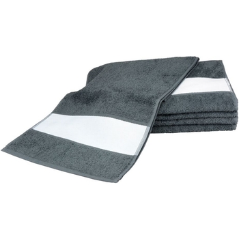 Home Handtuch und Waschlappen A&r Towels 30 cm x 140 cm RW6042 Grau