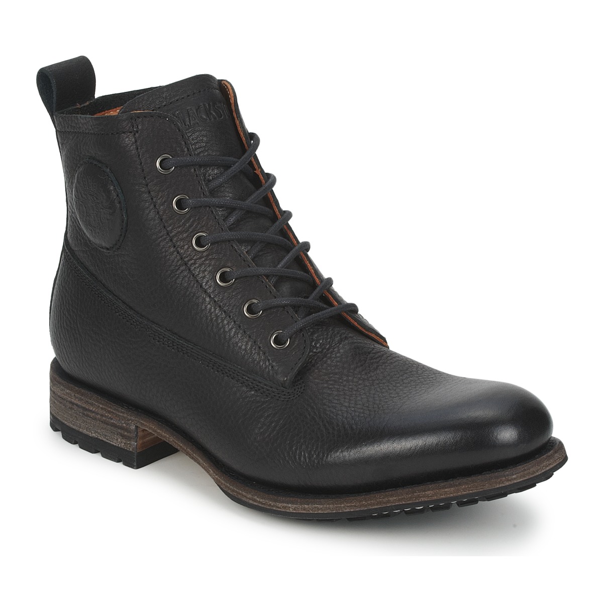 Schuhe Herren Boots Blackstone MID LACE UP BOOT Schwarz