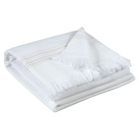 Home Handtuch und Waschlappen Vivaraise CANCUN X2 Weiss