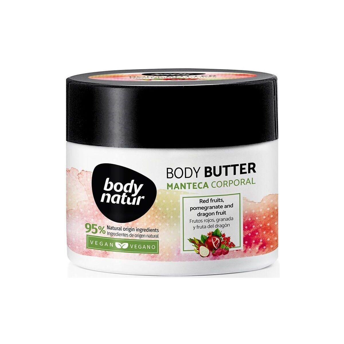 Beauty pflegende Körperlotion Body Natur Body Butter Manteca Corporal Frutos Rojos, Granada Y Fruta Del 
